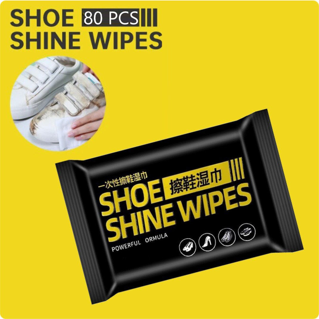 80 Pcs Pack Shoe Cleaning Wet Wipes Remove Dirt Deep Cleaning Shoe Wipes