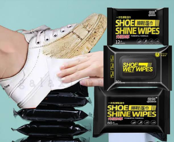 80 Pcs Pack Shoe Cleaning Wet Wipes Remove Dirt Deep Cleaning Shoe Wipes