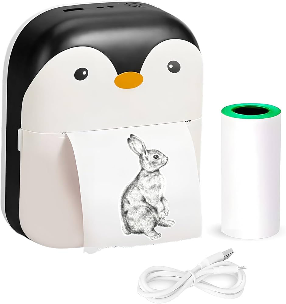 Pocket Inkless Mini Printer - Thermal Portable Bluetooth Wireless Mini Printer