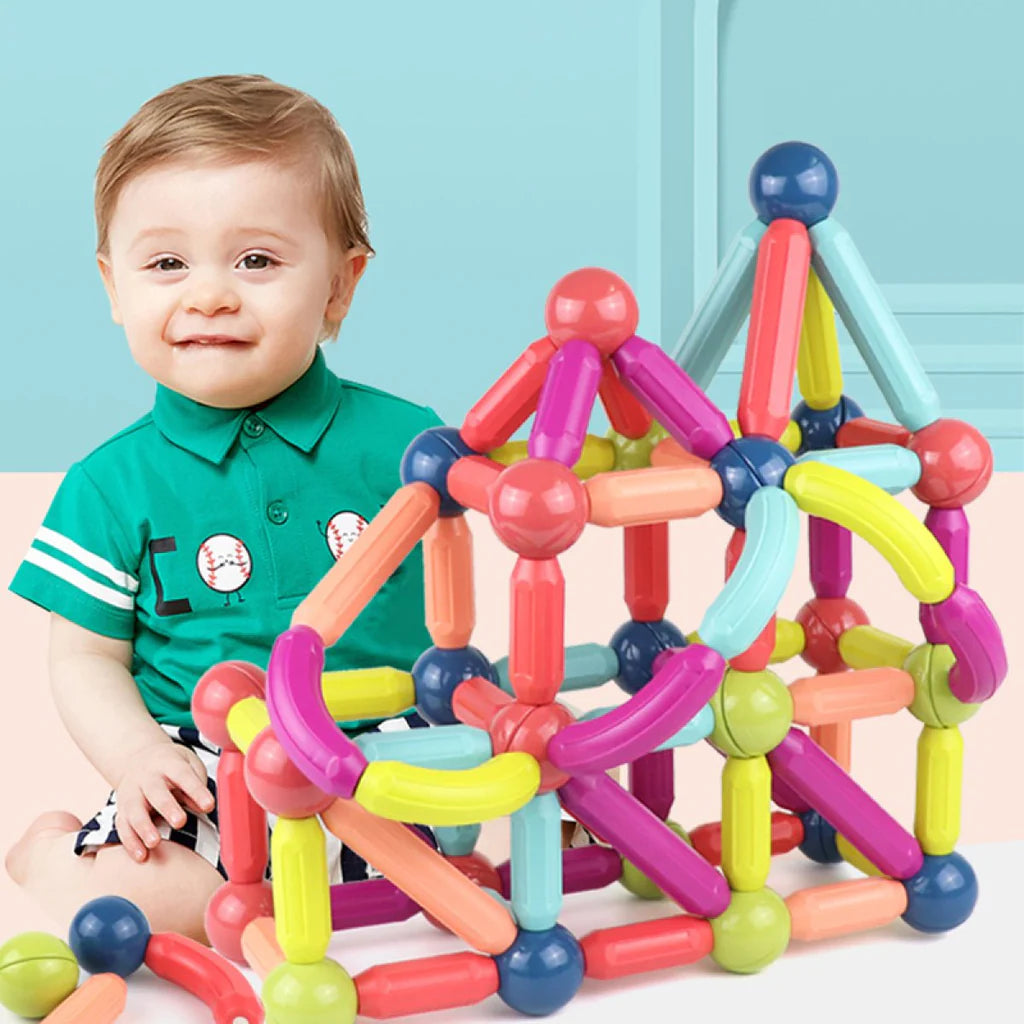 Magnetic Building Blocks Educational Toy (42 Pieces)