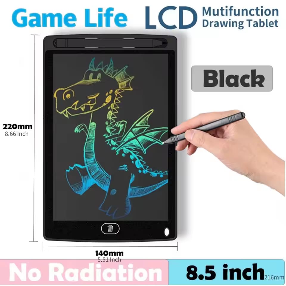 8.5 inch LCD Multicolor Screen Writing Tablet Erasable Writing Board