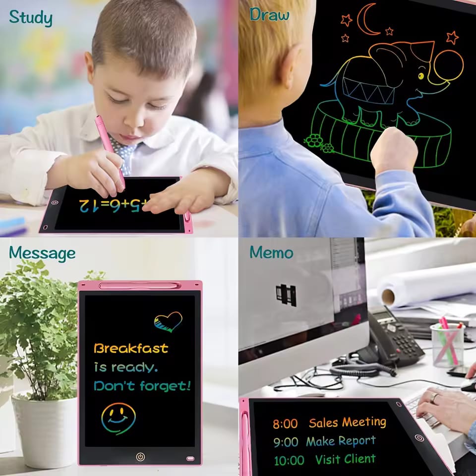 8.5 inch LCD Multicolor Screen Writing Tablet Erasable Writing Board