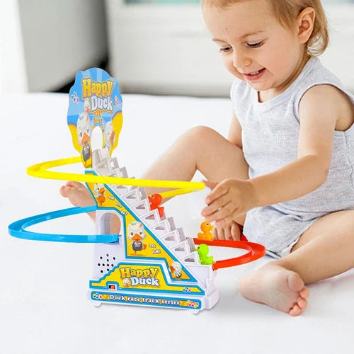 Small Duck Climbing Stairs Toy For Kids