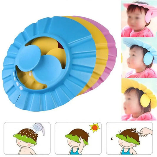 Gentle Baby Shower Cap for Happy Bath Time