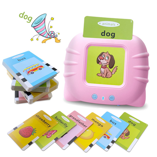 Education English Talking Flash Cards Learning Machine With Sound For Kids