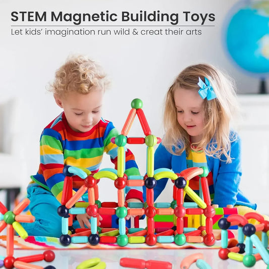 Magnetic Building Blocks Educational Toy (42 Pieces)