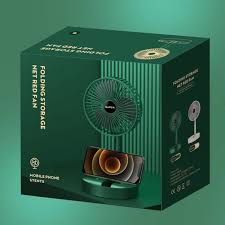 Folding Storage Red Net Fan