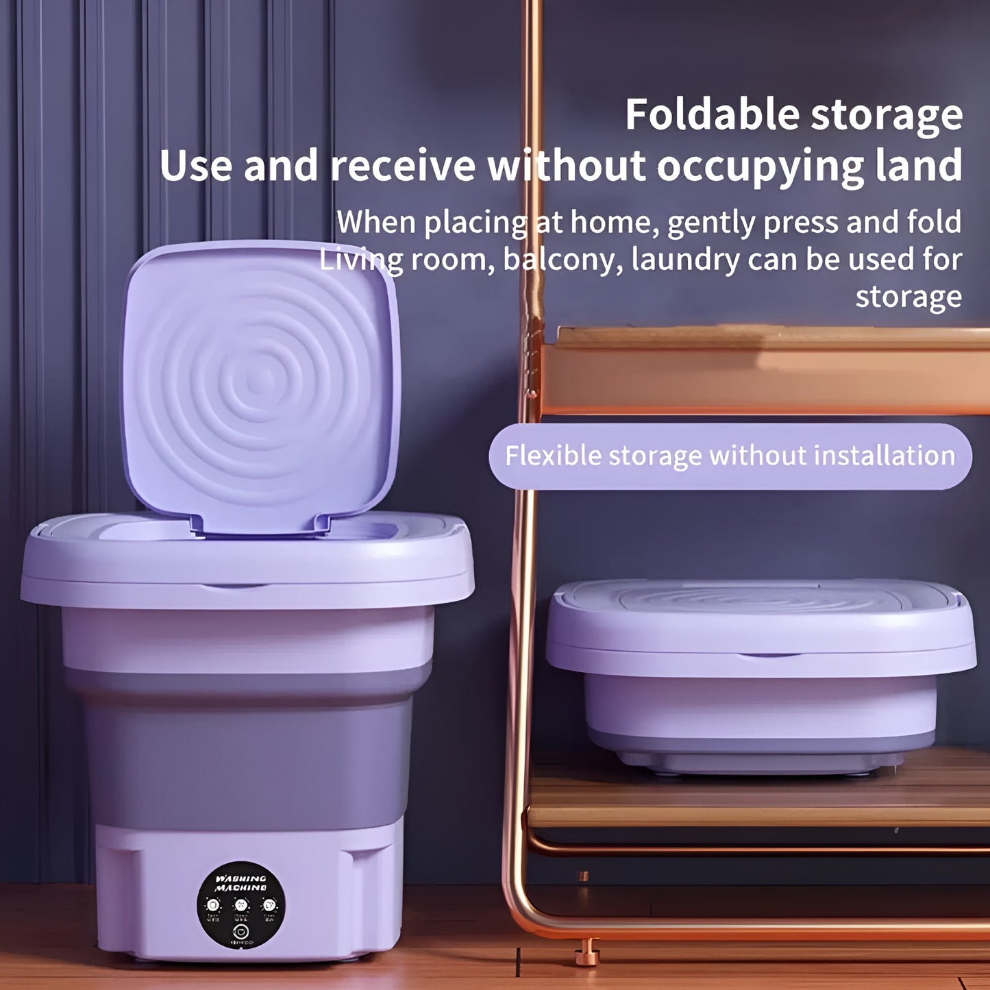 Multifunction Folding Washing Machine