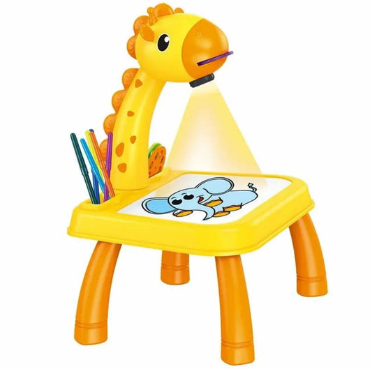 3 In 1 Kids Painting Drawing Activity Kit Projector Table